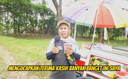 VIRAL! Rey Utami Beri 10 Juta ke Mamang Pudin, Tukang Rujak Penuh Perjuangan!