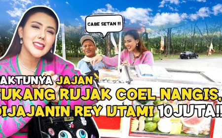 TUKANG RUJAK MAMANG PUDIN NANGIS, DIJAJANIN REY UTAMI 10 JUTA!
