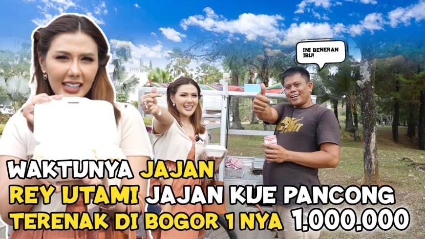 Mamang Menyajikan Kelezatan Kue Pancong Terbaik di Bogor: Rey Utami Memborong Seharga 10 Juta Rupiah!