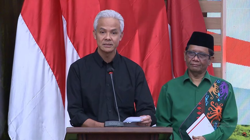 Ganjar Pranowo dan Mahfud MD Memohon Doa Restu dan Dukungan Seluruh Rakyat Indonesia