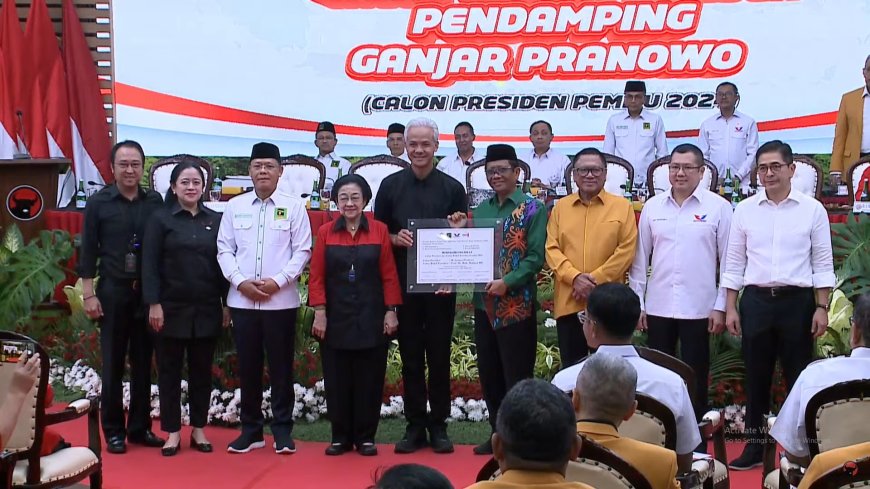 Ganjar pranowo dan Mahfud MD Resmi Menjadi Pasangan Pada Pemilihan Presiden 2024