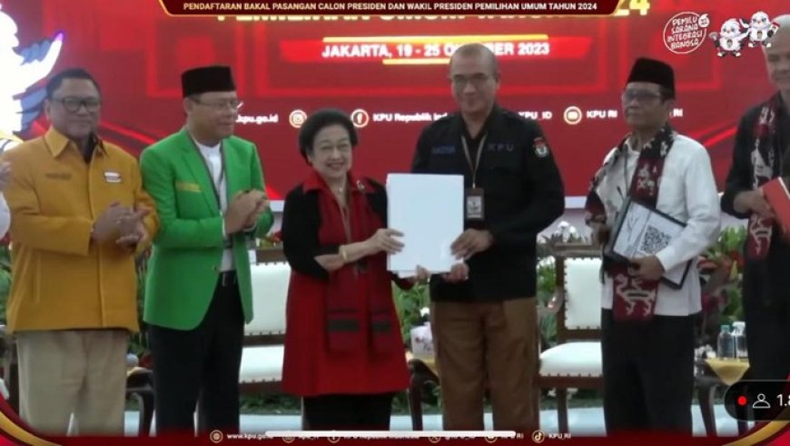 Pendaftaran Resmi Pasangan Ganjar-Mahfud di KPU RI: Momen Bersejarah Demokrasi Indonesia.