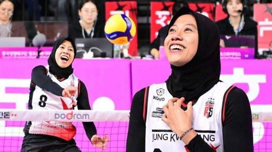 Megawati 'Megatron' Mimpin Red Sparks ke Puncak Klasemen Liga Bola Voli Korea