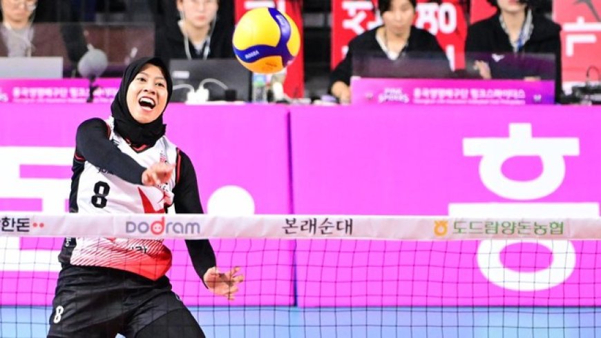 Megawati 'Megatron' Berambisi Bawa Red Sparks Juara Liga Bola Voli Korea