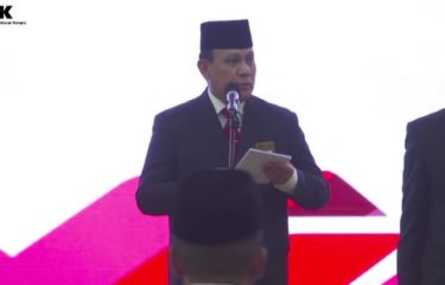 Firli Bahuri Resmi Lantik Irjen Pol Rudi Setiawan Sebagai Deputi Penindakan KPK