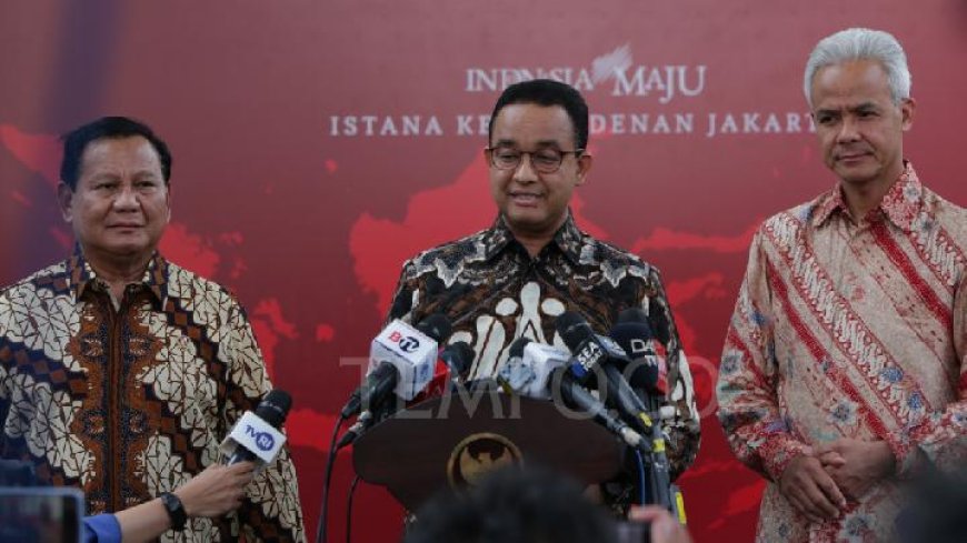 KPU Tetapkan Anies-Muhaimin, Prabowo-Gibran, dan Ganjar-Mahfud Sebagai Calon Presiden 2024