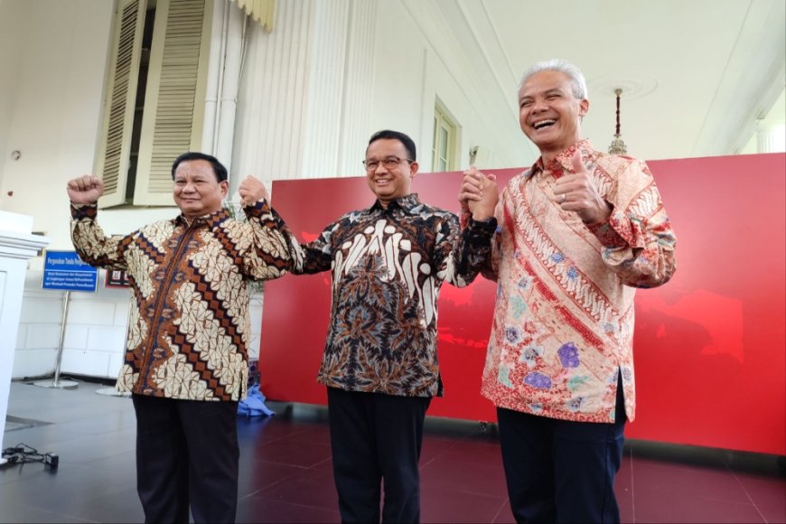 KPU Resmi Tetapkan Anies-Muhaimin, Prabowo-Gibran, dan Ganjar-Mahfud sebagai Calon Presiden dan Wakil Presiden di Pilpres 2024