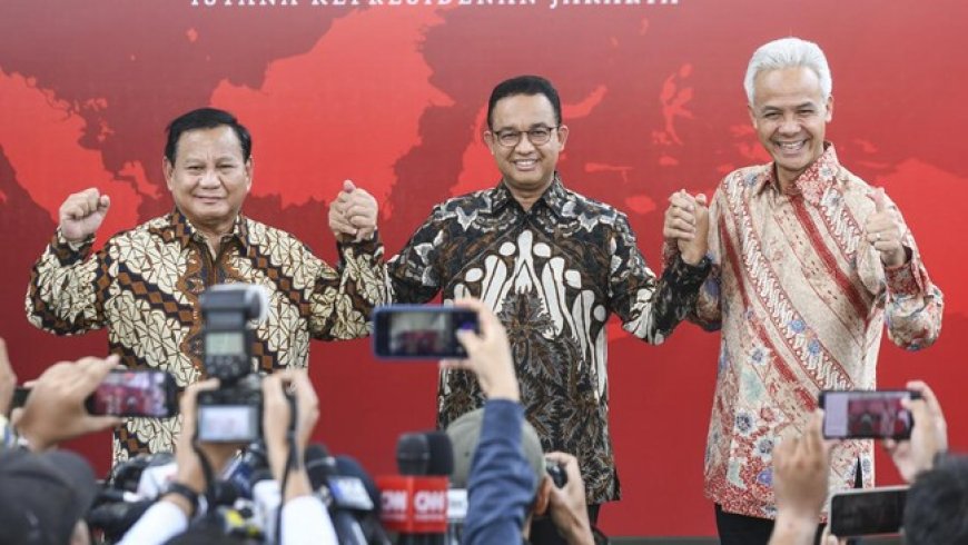 KPU Resmi Tetapkan Tiga Pasangan Capres-Cawapres untuk Pilpres 2024