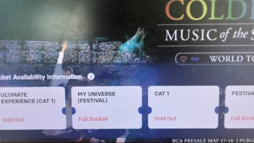 Kena Tipu Penjualan Tiket Konser Coldplay: 73 Orang Lapor Polisi