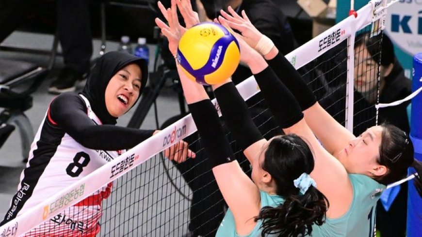 Megawati Hangestri Pertiwi, Atlet Berhijab di Liga Voli Korea, Raih Penghargaan MVP dan Buktikan Kesuksesan