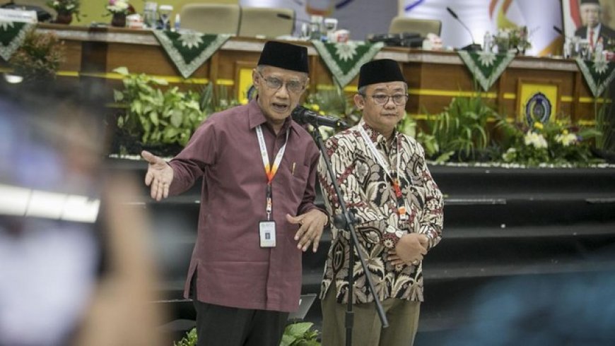 Ketum Muhammadiyah Haedar Nashir Mewanti-Wanti Oligarki Koalisi Pasca-Pilpres 2024 di Depan Ganjar dan Mahfud