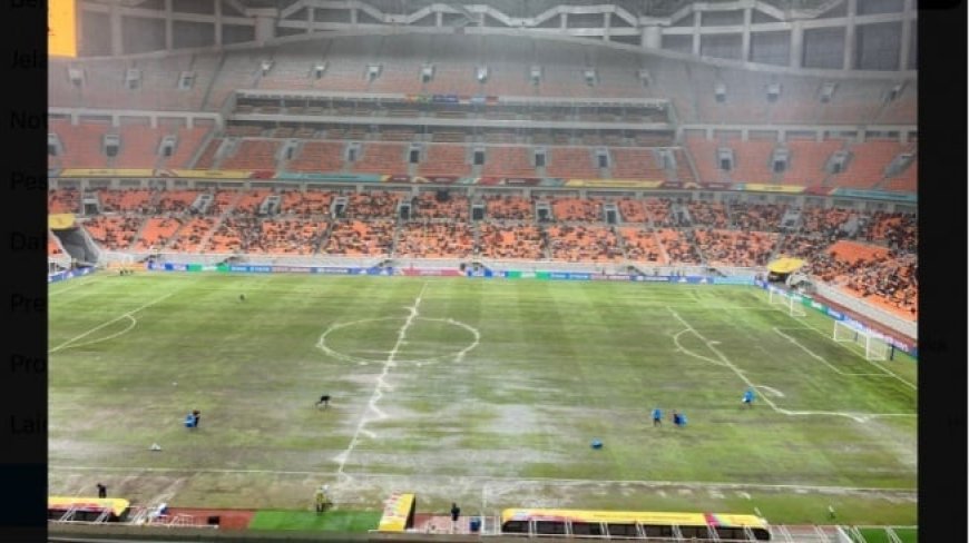 Genangan Air di Jakarta International Stadium (JIS) Memaksa Penundaan Pertandingan Piala Dunia U-17 2023 Brasil vs Argentina: Kajian Mengapa Atap Tidak Ditutup?