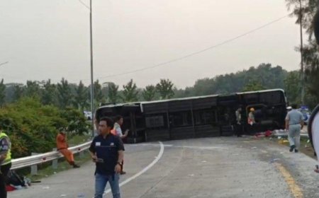 Tragedi Kecelakaan Maut di Tol Cipali, 7 Penumpang Bus Meninggal Dunia