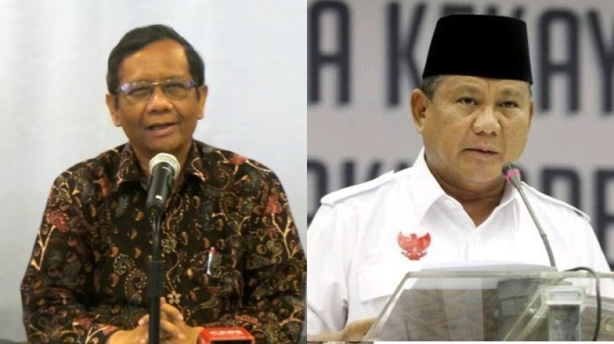 Prabowo Subianto Tak Sebut Nama Mahfud MD saat Puji Kinerja Menko Kabinet Jokowi