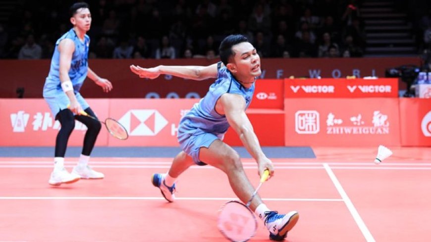 Raih Kemenangan dan Kegagalan, Ganda Putra Indonesia Fajar/Rian Gagal ke Final BWF World Tour Finals 2023