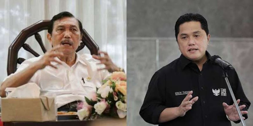 Erick Thohir Selesai Menjabat Sebagai Menko Marves Ad Interim, Luhut Kembali Bertugas