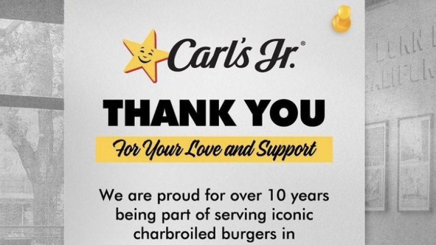 Carl's Jr Tutup Semua Gerai di Indonesia Setelah 10 Tahun