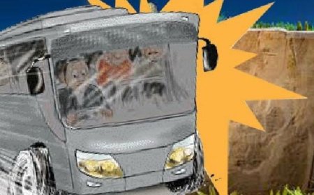 Tragedi Kecelakaan Bus di Tol Japek pada Malam Tahun Baru 2024 Menelan Korban Jiwa