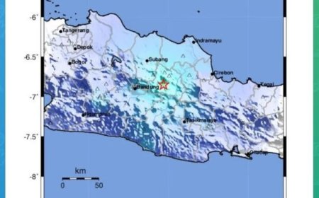 Gempa Sumedang: 6 Kali Guncang hingga Pukul 21.15 WIB, Terkini Magnitudo 4,5