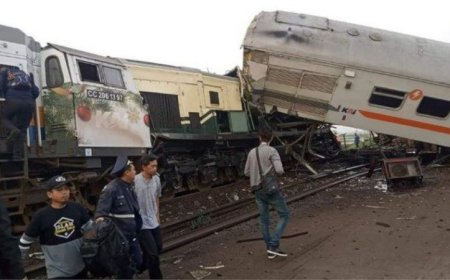 Kecelakaan Tragis Kereta Api di Cicalengka: Tiga Tewas, Dua Kereta Karam, dan 28 Luka-Luka
