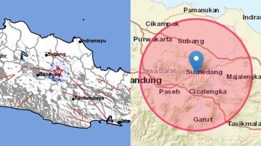 Gempa Sumedang Guncang Wilayah, BMKG Catat 6 Kali Guncangan hingga Pukul 21.15 WIB