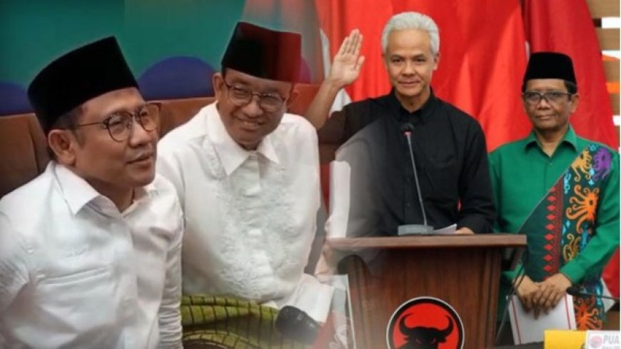 LSI Prediksi Strategi Unik AMIN dan Ganjar-Mahfud: Satu Koalisi Jika Pilpres Dua Putaran