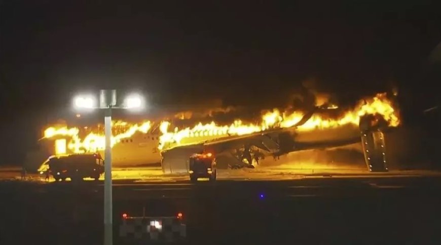 Tragedi di Langit Tokyo: Kecelakaan Pesawat Japan Airlines di Bandara Haneda, 5 Meninggal Dunia