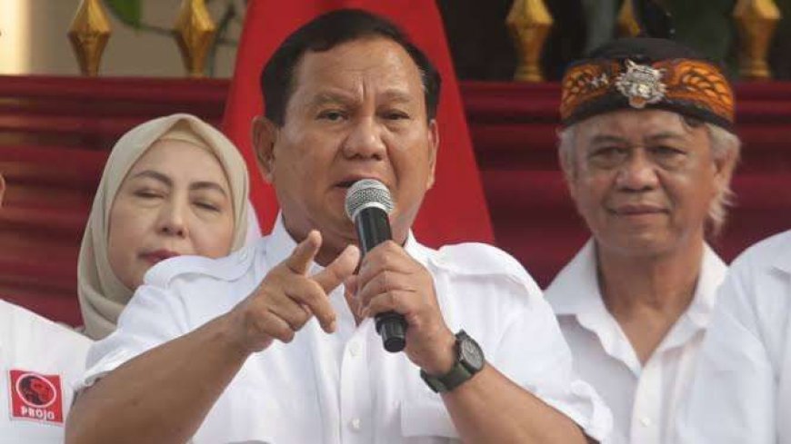 Prabowo: Rakyat Tak Mau Pemimpin Tukang Omong, Sorry Ye