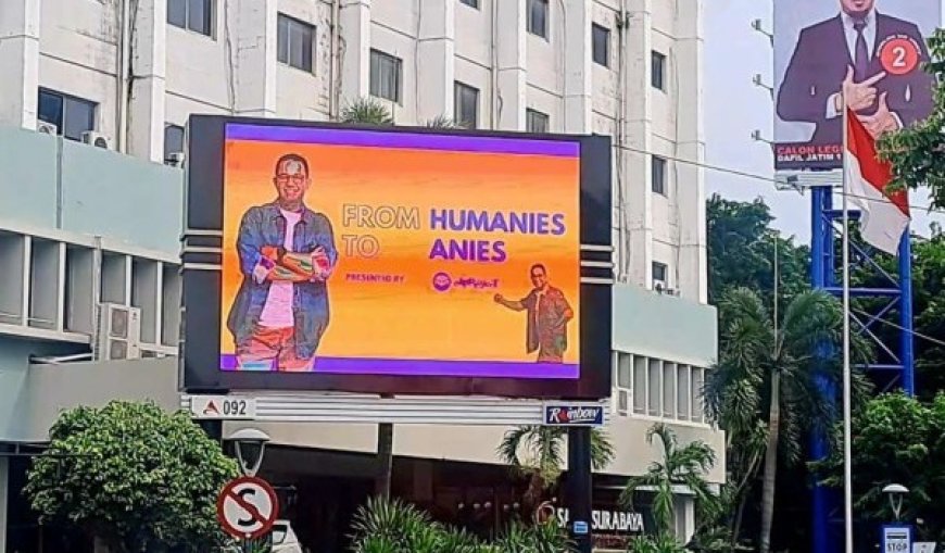 Iklan Videotron Anies Baswedan Kembali Muncul di Surabaya Setelah Diturunkan di Jakarta-Bekasi