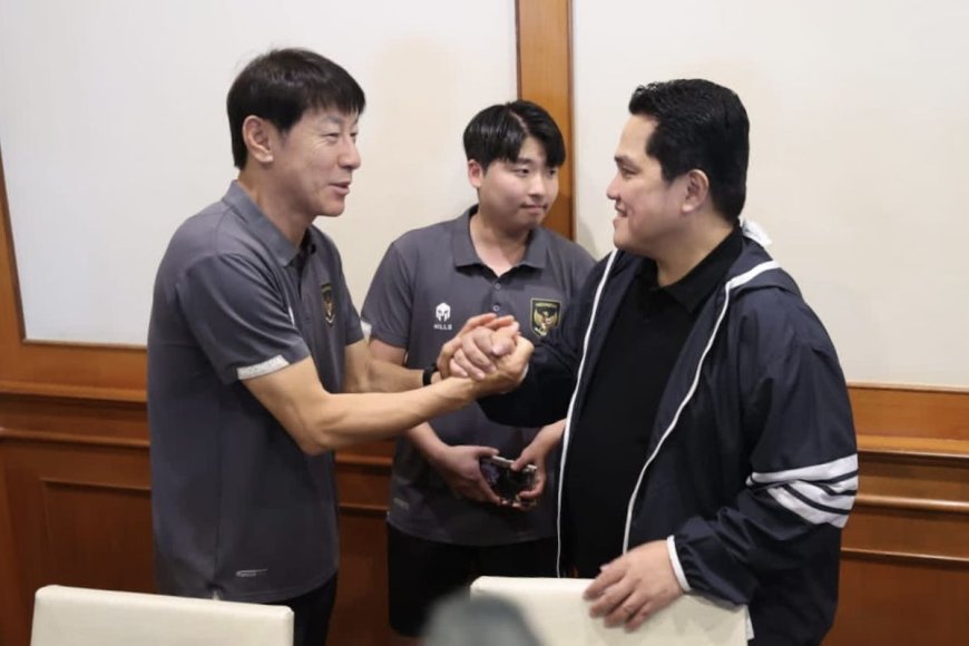 Erick Thohir Pastikan Kesetiaan Shin Tae Yong kepada Timnas Indonesia, Meski Ditolak Tawaran dari Negara Lain