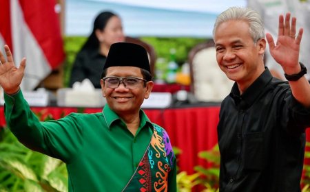 Ganjar Memastikan Keharmonisan dengan Mahfud dan Tidak Intens dengan Anies-Muhaimin