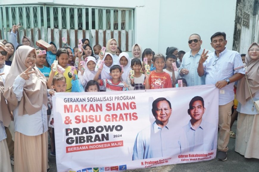 Program Makan Siang Gratis untuk Anak SD Akan Diluncurkan Secara Bertahap oleh Tim Prabowo-Gibran