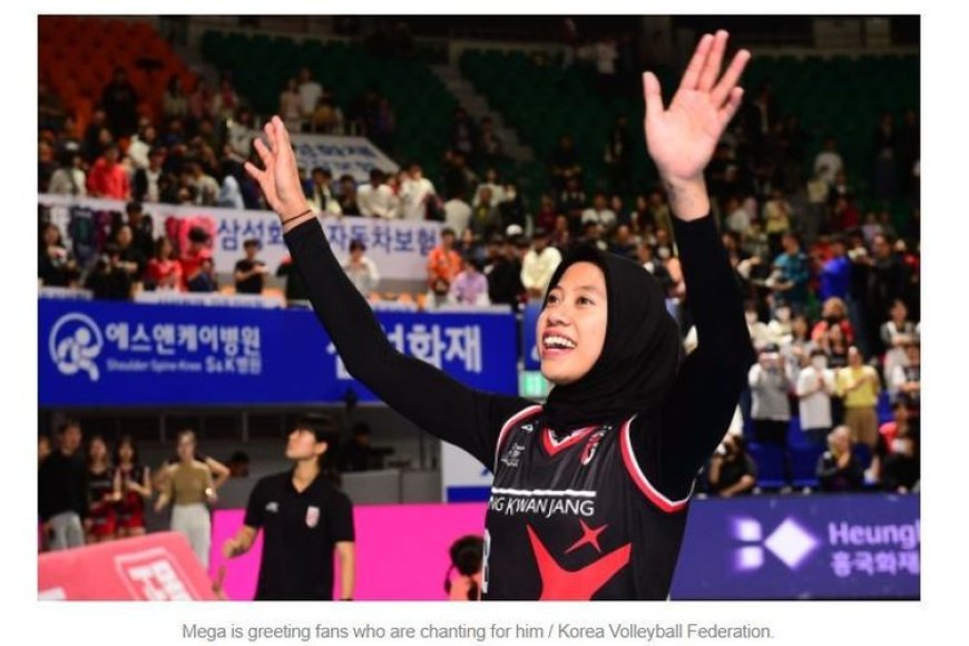 Dukungan Antara Suporter Volly Putri Indonesia dan Korea: Pandangan Megawati Hangestri Pertiwi