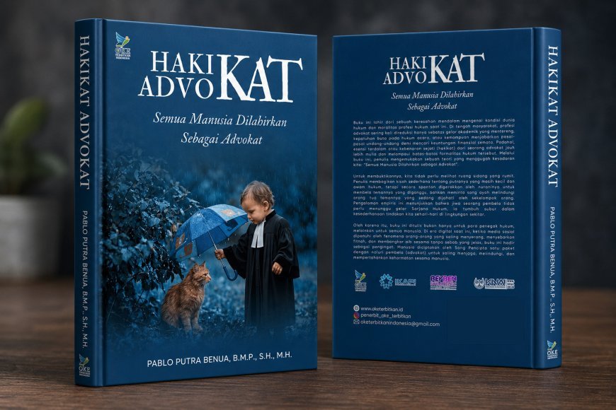 BUKU HAKIKAT ADVOKAT LARIS KERAS, PEMIKIRAN PABLO BENUA DINILAI SETARA DOKTORAL